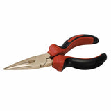 Carltsoe Safety CS Unitec Ex611-6B Copper Beryllium Non-Sparking, Non-Magnetic, Corrosion Resistant 6" Long Nose Pliers/ Needle Nose Pliers with Side Cutter (611U-6B)