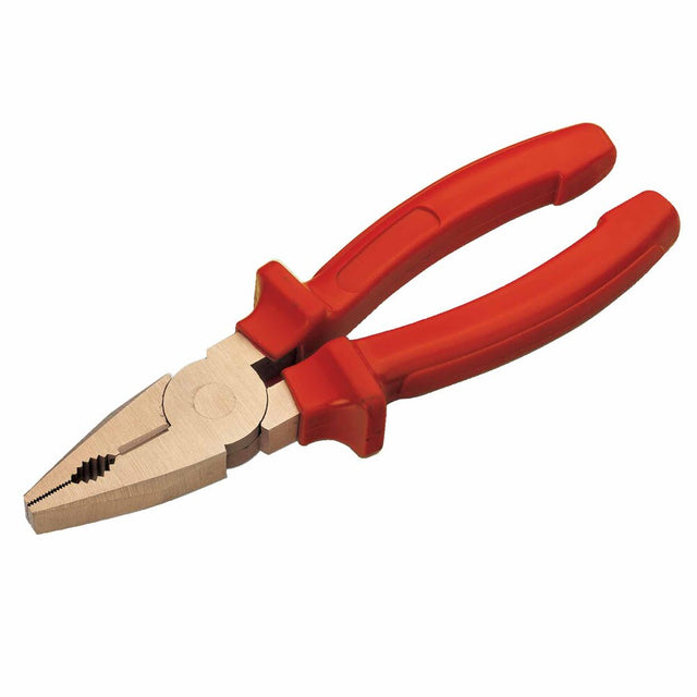 Carltsoe Safety CS Unitec Ex612-7B Copper Beryllium Non-Sparking, Non-Magnetic, Corrosion Resistant 7-3/16" Lineman's Pliers, Side Cutting (612U-7B)
