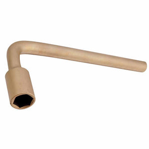 Carltsoe Safety CS Unitec Ex701-27B Copper Beryllium Non-Sparking, Non-Magnetic, Corrosion Resistant 6 point L type Socket Wrench 27 mm (701U-27B)