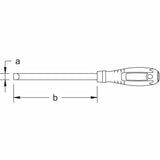 Carltsoe Safety CS Unitec Ex801S-8B Copper Beryllium Non-Sparking, Non-Magnetic, Corrosion Resistant Striking Screwdriver 5/16" (8 mm) - 2