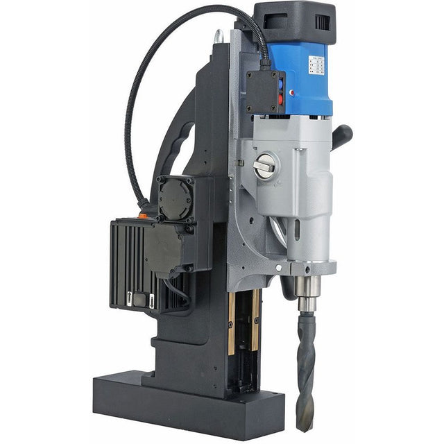 CS Unitec MAB 1300 V Automatic Magnetic Drill | 6" Dia. Capacity, 12" Stroke| Variable Speed through 4-Gears, Reversible Tap up to 1-5/8" Dia., Variable Torque, Reversible Motor, Power Assist