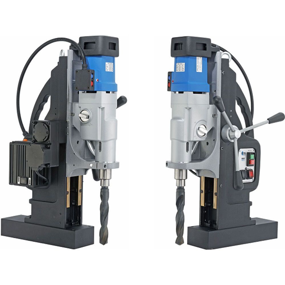 BDS CS Unitec MAB 1300 V Automatic Magnetic Drill | 6" Dia. Capacity, 12" Stroke| Variable Speed through 4-Gears, Reversible Tap up to 1-5/8" Dia., Variable Torque, Reversible Motor, Power Assist - 2