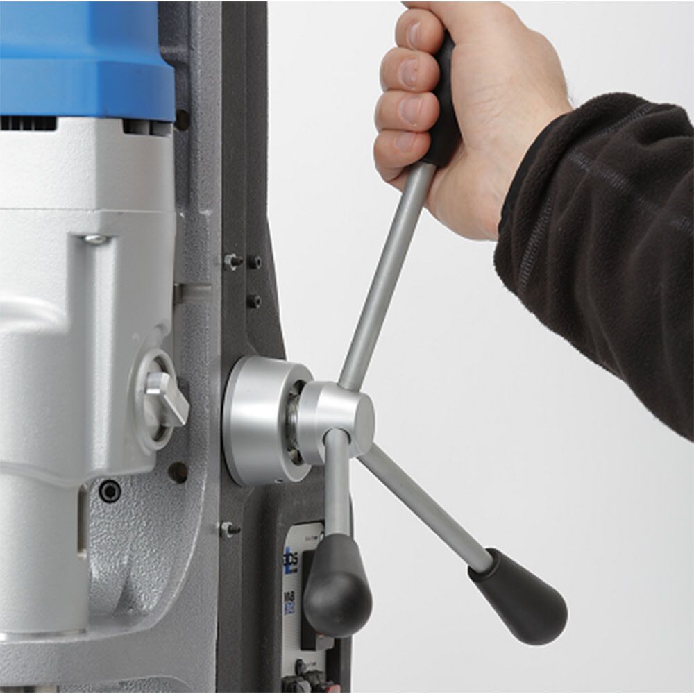 BDS CS Unitec MAB 1300 V Automatic Magnetic Drill | 6" Dia. Capacity, 12" Stroke| Variable Speed through 4-Gears, Reversible Tap up to 1-5/8" Dia., Variable Torque, Reversible Motor, Power Assist - 9