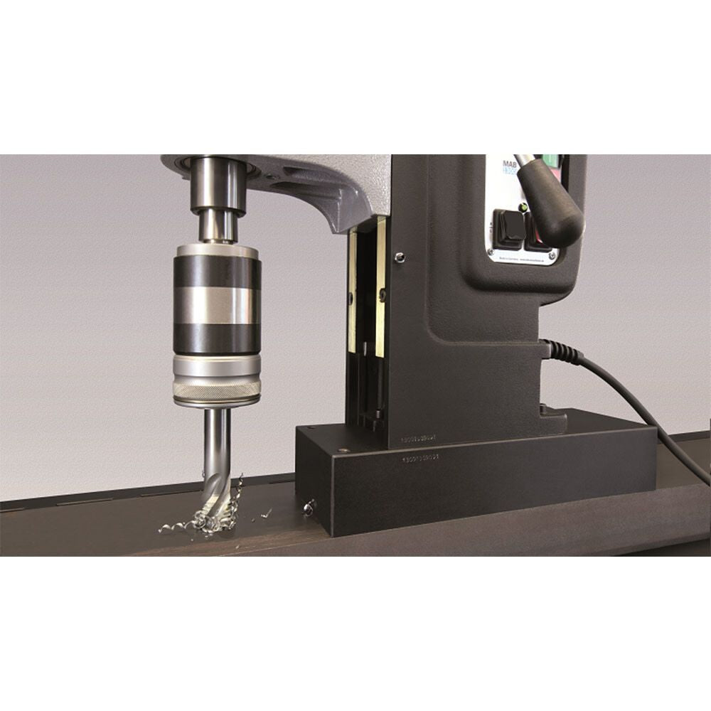 CS Unitec MAB 1300 V Automatic Magnetic Drill | 6" Dia. Capacity, 12" Stroke| Variable Speed through 4-Gears, Reversible Tap up to 1-5/8" Dia., Variable Torque, Reversible Motor, Power Assist - 11