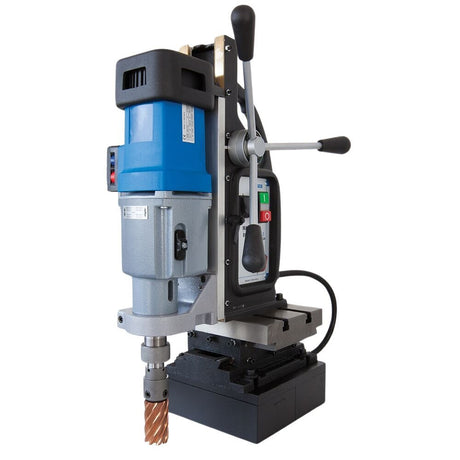 BDS CS Unitec MAB 825 KTS Portable Magnetic Mill Drill | 3-1/8" | Adjustable Base, Variable Speed through 4-Gears, Variable Torque, Reversible Motor, Power Assist