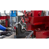 BDS CS Unitec MAB 845 Magnetic Drill with Adjustable Base | 4-1/16" | Variable Speed through 4-Gears, Variable Torque, Power Assist, Reversible Motor, Large Stroke - 8