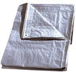 CWC 070674 10 ft x 10 ft Silver Heavy-Duty Poly Tarp for Covering (10 Pack)