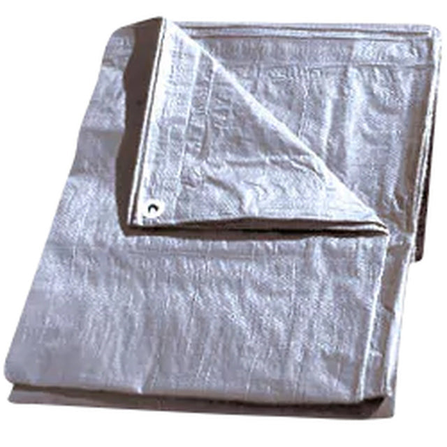CWC SBHD2030 20' x 30' Silver Black Heavy Duty Waterproof Poly Tarp