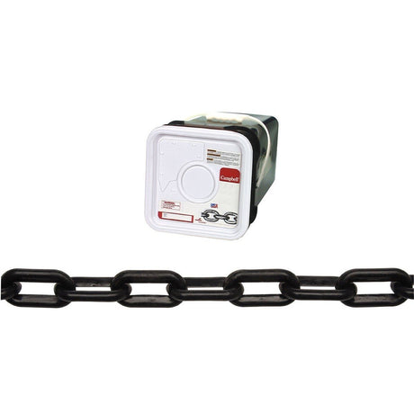 Campbell 990856 #8 Trade Black Plastic Chain 0.29" Diameter 138' per Reel
