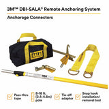 3M DBI-SALA 2104531 Remote Anchoring System with 8-16' Pole Pass-Through Anchor - 2