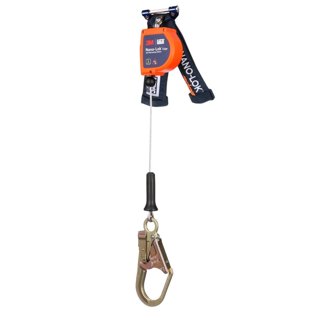 DBI Sala 3500292 Nano-Lok Edge Self-Retracting Lifeline Quick Connect 7.3' Galvanized Cable Steel Rebar Hook Class 2 (7012828693)