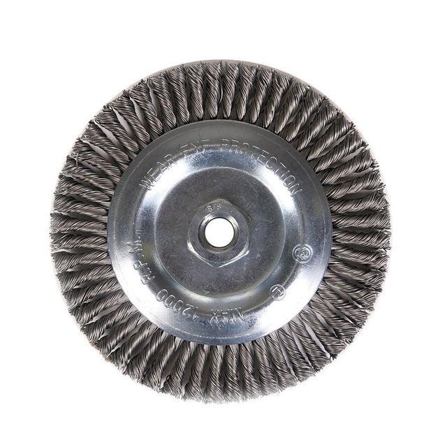Champion 186011b 4" x 3/16" Stringer Bead Wire Wheel for Weld Cleaning .020 Tempered Steel