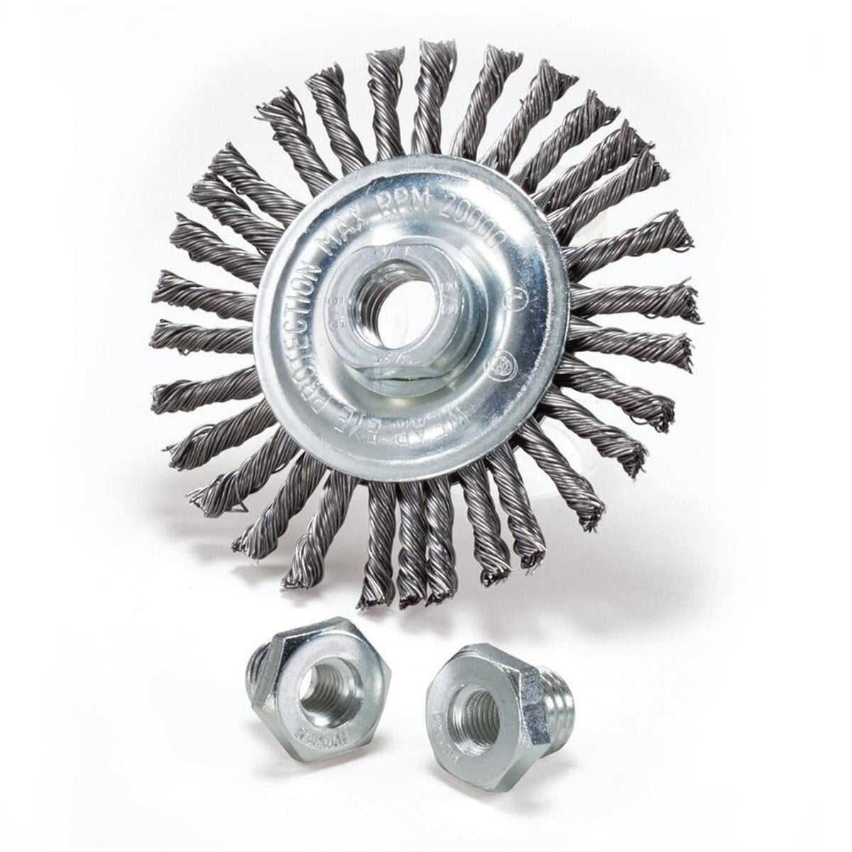Champion 186031B 6 in. x 3/16 in. Stringer Bead Tempered Steel Wire Wheel 5/8-11 Arbor