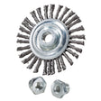 Champion 186040B 6" x 3/16" x 5/8"-11 0.020 Stainless Steel Stringer Bead Wire Wheel