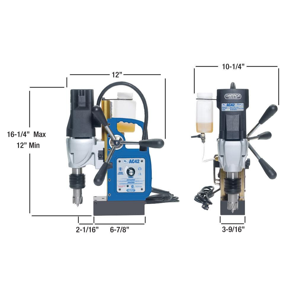 Champion AC42 VariBrute Magnetic Drill Press - 3