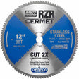 Champion Cutting Tool RZR-12-96-ST Metal Circular Saw Blade - 12" Dia, 96 Teeth - Stainless Steel Cutting