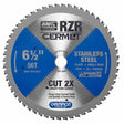 Champion RZR-612-56-ST Metal Circular Saw Blade - 6-1/2" Dia, 56 Teeth - Stainless Steel Cutting