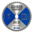 Champion Cutting Tool RZR-9-44-S Metal Circular Saw Blade - 9" Dia, 44 Teeth - Steel Cutting