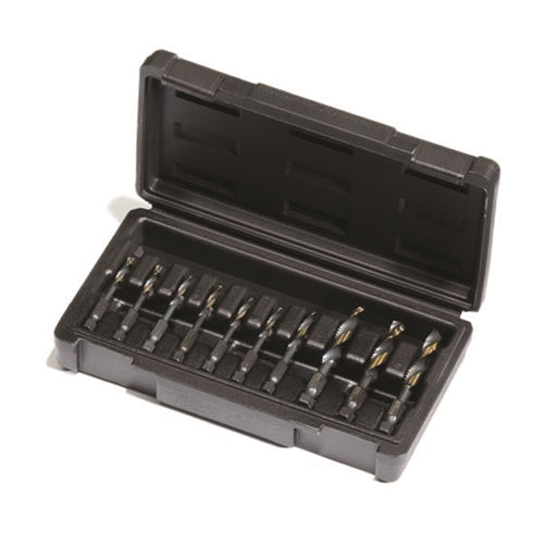 Champion DT22HEX-SET10 Champion 10 Piece Hex Shank BlackGold Combination Drill & Tap Set