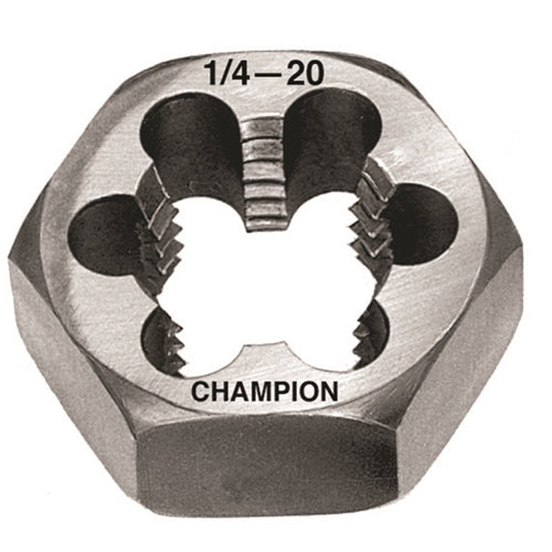 Champion 330-1NPT 1 NPT Carbon Steel Hexagon Rethreading Die