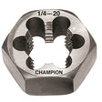 Champion 330-1-12 1-12 Carbon Steel Hexagon Rethreading Die