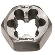 Champion 330-1-12 1-12 Carbon Steel Hexagon Rethreading Die