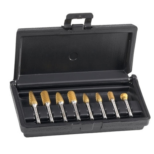 Champion BK8P 8 Piece TiN Coated Bur Kit