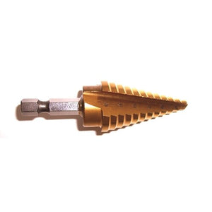 Champion MSD-HEX-13 Champion Hex Shank TiN Coated Multi Step Drill 13 Steps 1/4" - 1-1/8"