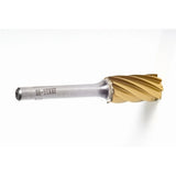 Champion SA11 Cylinder Shape SA11 TiN Coated Double Cut Carbide Bur - 2