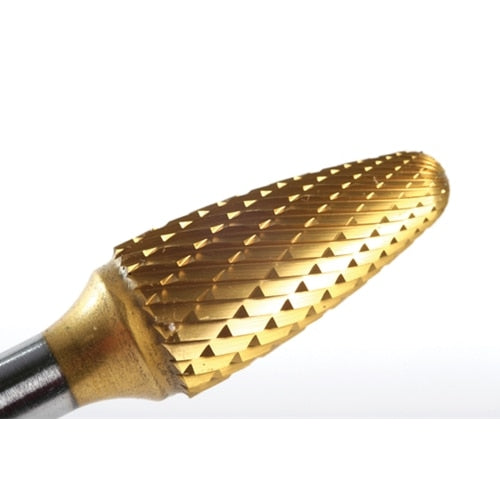 Champion USF1 1/4" Tree with radius double cut carbide bur