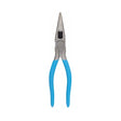 Channellock 318 8.5" Side Cutting Long Nose Pliers w/Cutter and Channellock Blue Grips