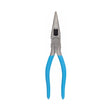 Channellock 318 8.5" Side Cutting Long Nose Pliers w/Cutter and Channellock Blue Grips
