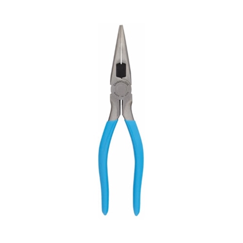 Channellock 318 8.5" Side Cutting Long Nose Pliers w/Cutter and Channellock Blue Grips