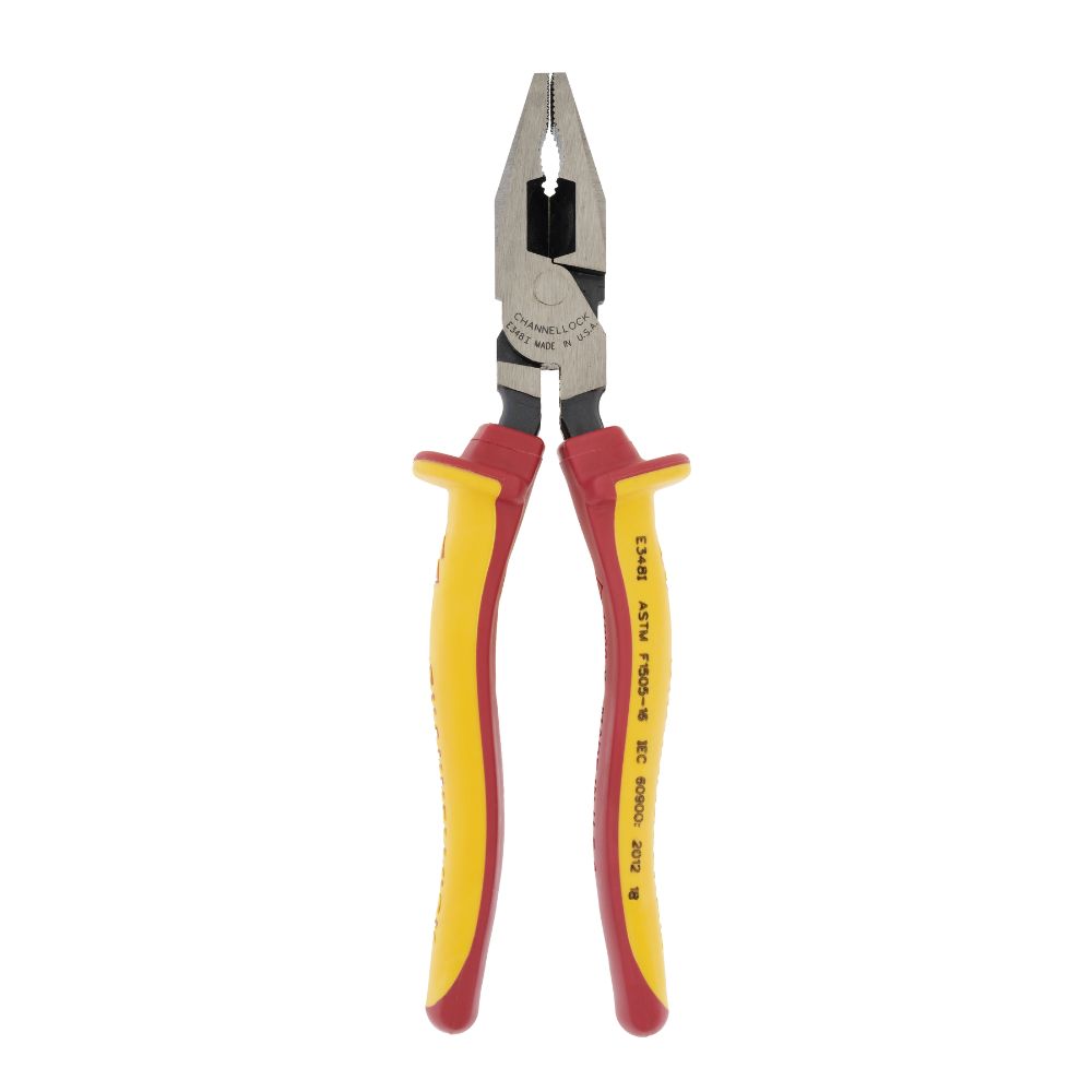 Channel Lock 348I 8" XLT Combination Linemen's Pliers w/ 1000V Insulated Grip