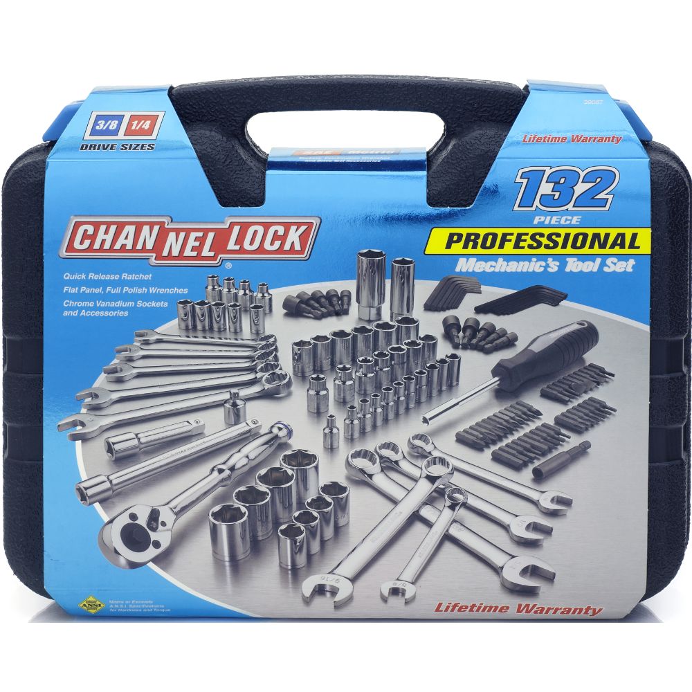 Channel Lock 39067 132-Piece Mechanic's Tool Set