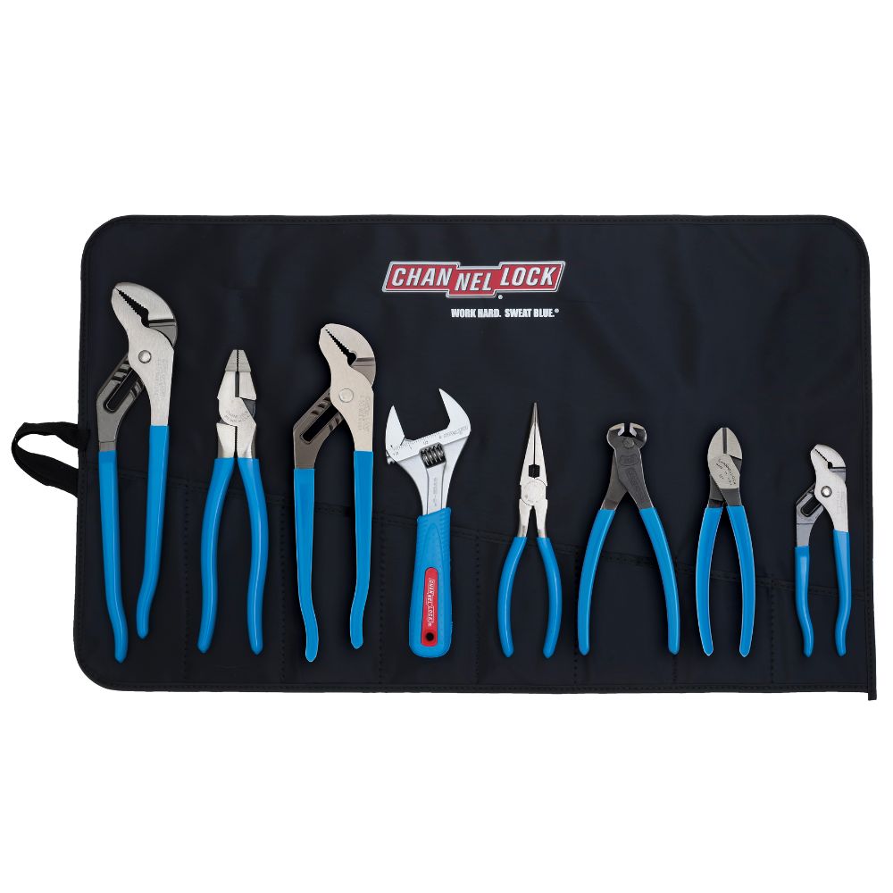 Channel Lock TOOL ROLL-8 8-Piece Professional Tool Set with Tool Roll ...