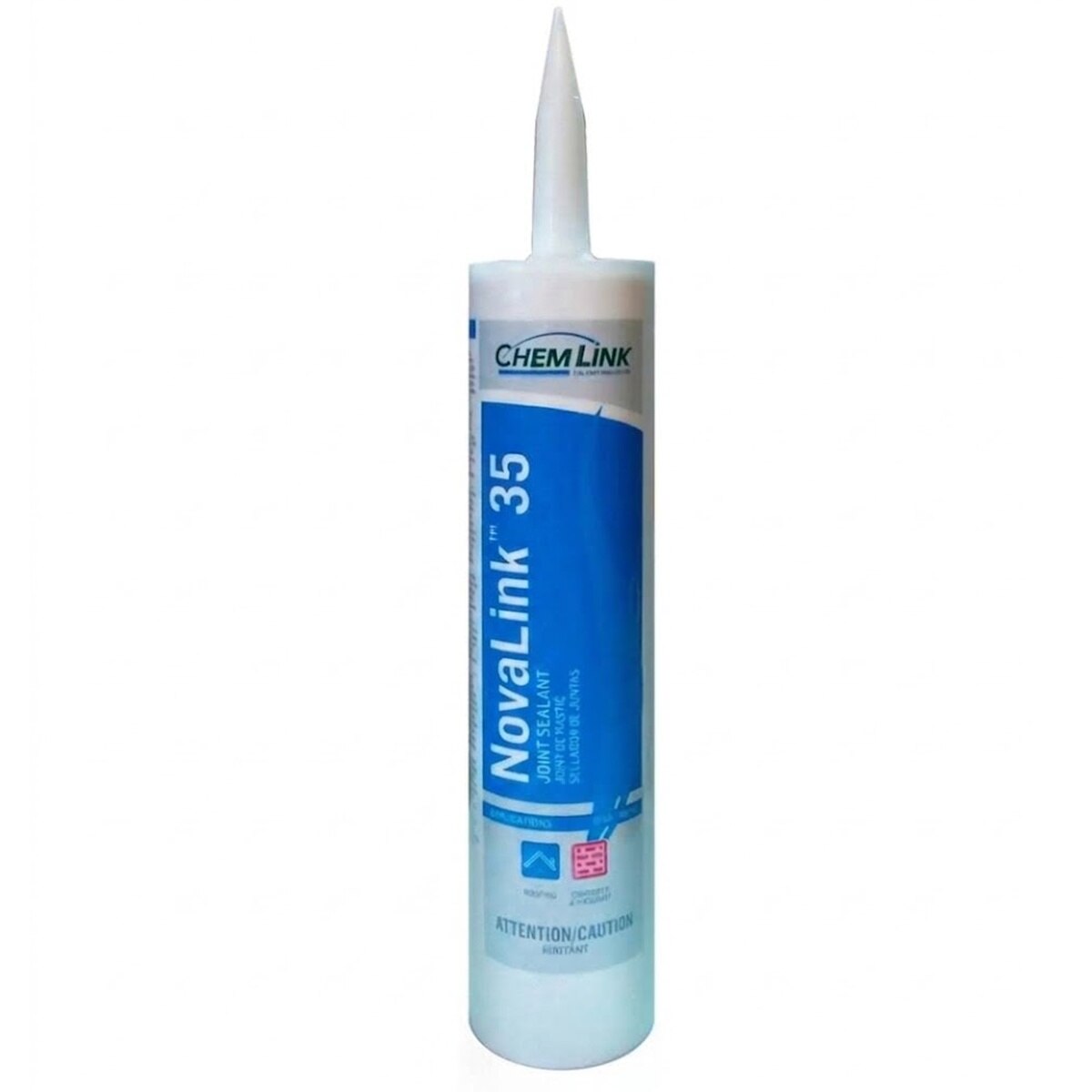 Chem Link F1240-GR NovaLink 35 Elastomeric Joint Sealant, 10.1 oz Cartridge - Gray