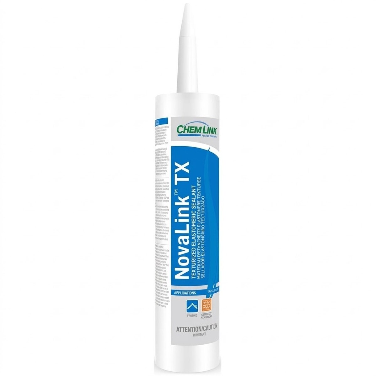 Chem Link F1241-WH NovaLink TX Texturized Joint Sealant, 10.1 oz Cartridge - White