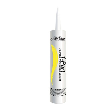 Chem Link F1428-GR 10.1 oz 1-Part Pourable Sealant Cartridge Gray (24 Piece)