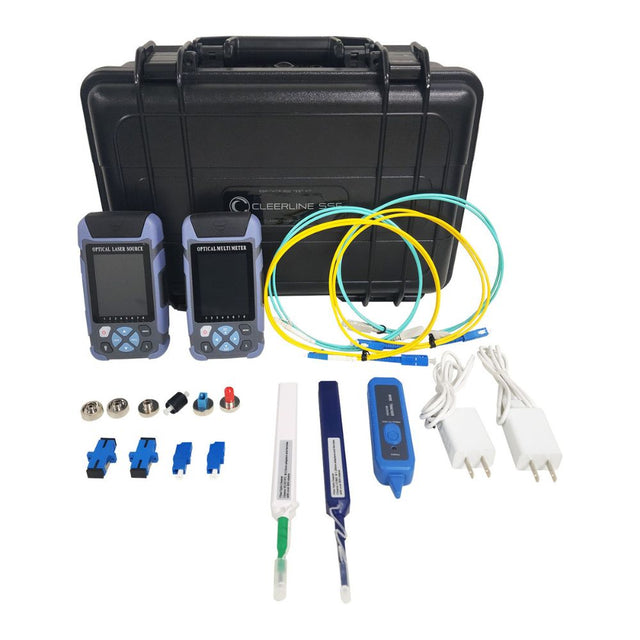 Cleerline SSF-TKITP-500 SSF Professional Optical Fiber Test Kit with Data Record