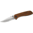 Coast 19555 DX312 3.35in slvr serrated double lock folding knife