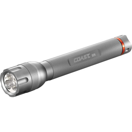 Coast 19807 G26 Silver 6" Fixed beam LED flashlight