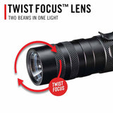 Coast 20569 Px1 Flashlight Pure Beam Focusing 565 Lumens 117M Beam 17H - 2