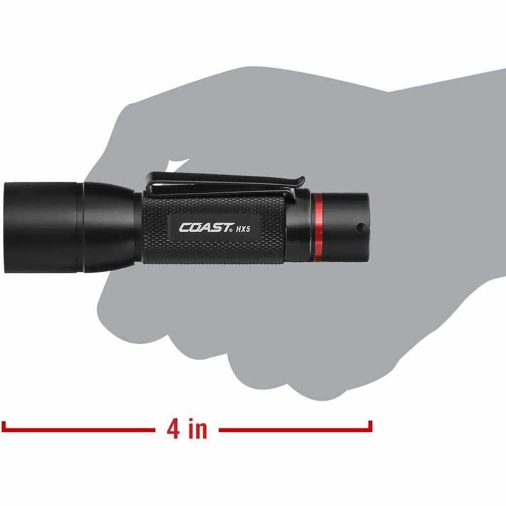 Coast 20572 Hx5 Pocket Light Pure Beam Focusing 180 Lumens 89M Beam 2H 30Min - 7