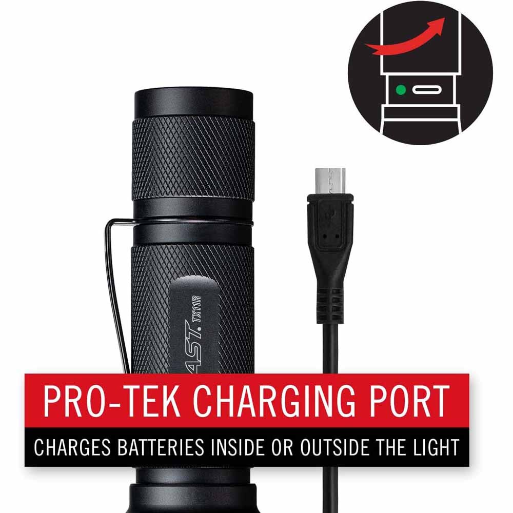 Coast 30776 Tx11R Flashlight Rechargeable-Dual Power 1500 Lumens 550M Beam 31H - 5