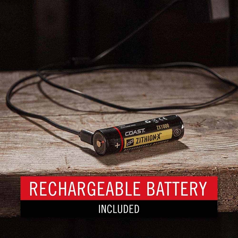 Coast 30776 Tx11R Flashlight Rechargeable-Dual Power 1500 Lumens 550M Beam 31H - 9