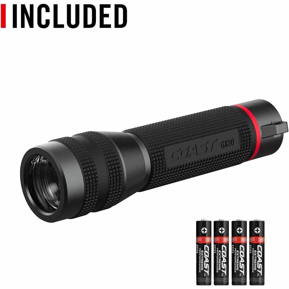 Coast 30909 Gx20 Flashlight Waterproof Dual Power 1200 Lumens 260M Beam 18H - 5