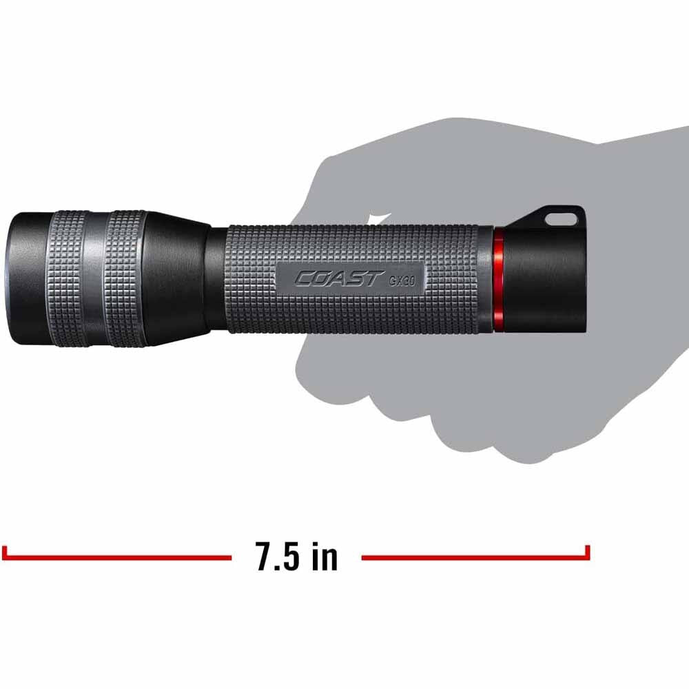 Coast 30938 Gx30 Flashlight Waterproof Dual Power 2300 Lumens 268M Beam 30H - 2