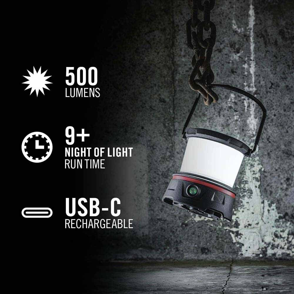Coast 31034 Eal10R Lantern Rechargeable Dual Power 500 Lumens 29M Beam 72H - 4