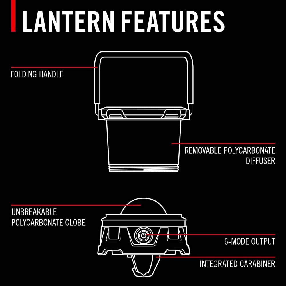 Coast 31034 Eal10R Lantern Rechargeable Dual Power 500 Lumens 29M Beam 72H - 7